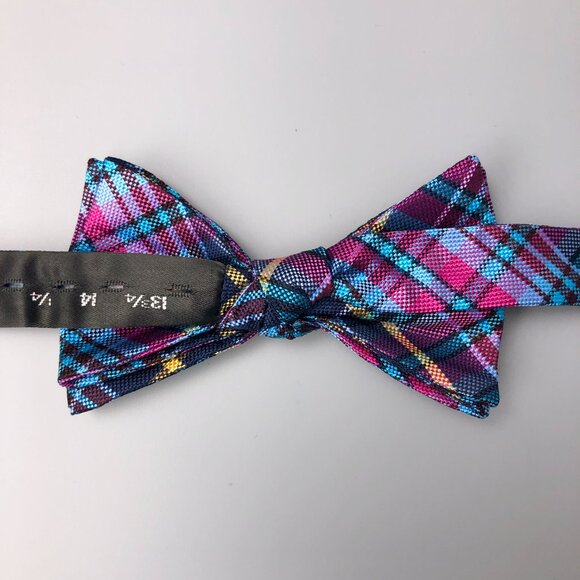 BNWT Original Tommy Hilfiger Bow Tie in Plaid - Picture 4 of 5